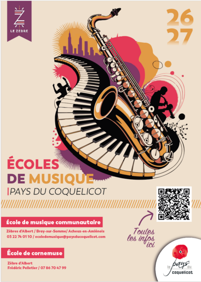 Plaquette écoles de musique 2026/2027